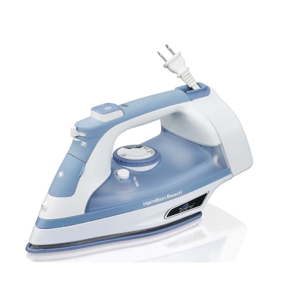 Hamilton Beach Durathon Nonstick Soleplate Iron Retractable Cord